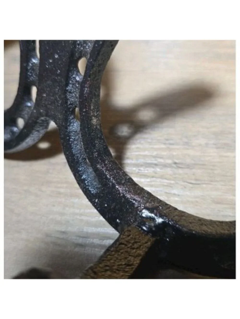 Horseshoe Railroad Spike Triple Wall Hook Rack Rustic Industrial Hanger 3 Hooks